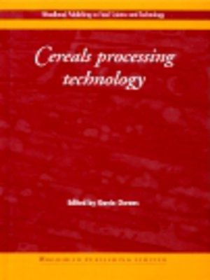 cover image of Cereals Processing Technology